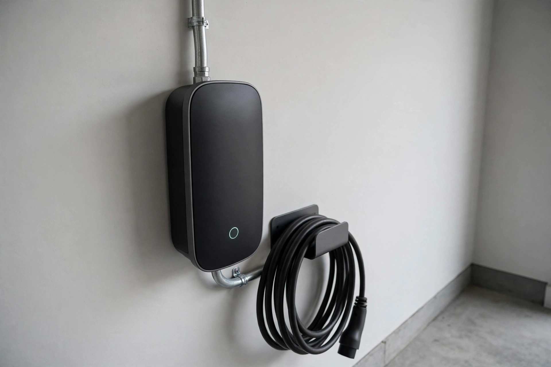Tesla Wall Connector installed in a Liberty Hill, TX home